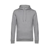 Kép 2/11 - BC WU33B Organic kapucnis pulóver Heather grey