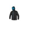 Kép 5/10 - CXS Durham softshell kabát Fekete/kék