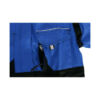 Kép 3/6 - CXS Luxy Eda pamut hosszított munkakabát (260 g) Kék/fekete