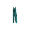 Kép 1/3 - CXS Luxy Sabina pamut női kantáros nadrág (260 g) Zöld/fekete