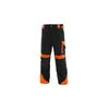 Kép 1/7 - CXS Sirius Brighton derekasnadrág (270 g) Fekete/narancs