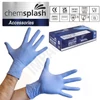 Kép 1/4 - Chemsplash 4010 púdermentes nitril eldobható kesztyű