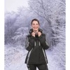 Kép 5/5 - Leib Wächter Flex-line női téli softshell kabát - fekete-szürke