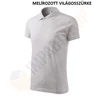 Kép 22/22 - Malfini SINGLE J. 202 pamut galléros póló Melírozott világosszürke (03)