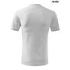 Kép 2/12 - Malfini Classic 101 férfi-női pamut nyári póló Fehér (00)