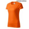 Kép 33/39 - Malfini basic 134 női pamut környakas póló Narancssárga (11)