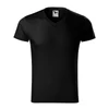 Kép 1/16 - Malfini Slim fit 146 V-NECK férfi pamut póló Fekete (01)