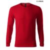 Kép 2/8 - Malfini Brave 155 prémium hosszúujjú póló F1 piros (71)