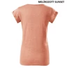 Kép 3/11 - Malfini Fusion 164 melírozott női póló Sunset (M9)