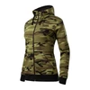 Kép 4/9 - Malfini Camo zipper C20 Női felső Zöld terepszín (34)