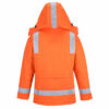 Kép 4/8 - Portwest FR59 Antisztatikus, lángálló téli kabát Narancs