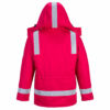 Kép 8/8 - Portwest FR59 Antisztatikus, lángálló téli kabát Piros