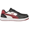 Kép 1/4 - Puma Frontcourt fekete-fehér-piros low S3L ESD FO HRO SR munkavédelmi cipő