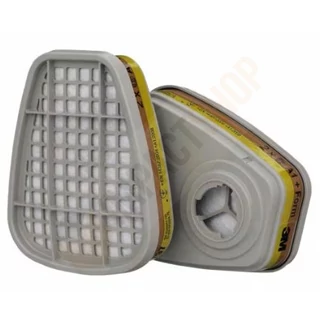 3M 6075 A1 szűrőbetét szerves gőzök + formaldehid ellen (2 db) 3M 6075 A1 szűrőbetét szerves gőzök + formaldehid ellen (2 db)