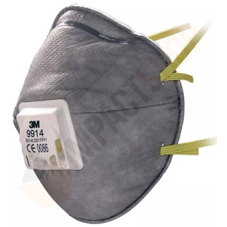 3M 9914 FFP1 NR D szelepes aktívszenes félálarc (10 db) 3M 9914 FFP1 NR D szelepes aktívszenes félálarc (10 db)