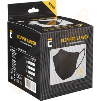 Cerva RespiPro Carbon FFP2 szelep nélküli pormaszk (25 db) Cerva RespiPro Carbon FFP2 szelep nélküli pormaszk (25 db)