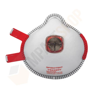 CERVA Spirotek VS2300V FFP3 szelepes pormaszk (10 db) CERVA Spirotek VS2300V FFP3 szelepes pormaszk (10 db)