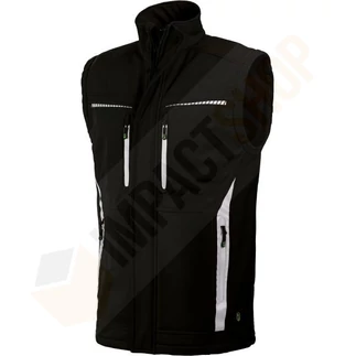 Leib Wächter Flex-line softshell mellény - fekete