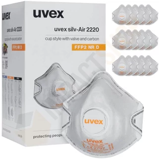 Uvex Silv-air c 2220 FFP2 NR D szelepes pormaszk (15 db)