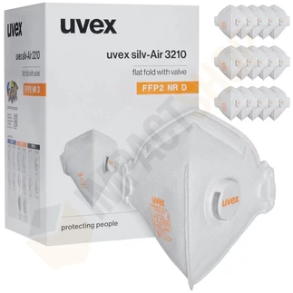 Uvex Silv-air c 3210 FFP2 szelepes pormaszk (15 db)