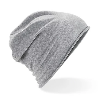 B361 - Beechfield Jersey Beanie - heather grey