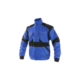 CXS Luxy Eda pamut munkakabát (260 g) Kék/fekete