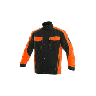 CXS Sirius Brighton munkakabát (270 g) Fekete/narancs