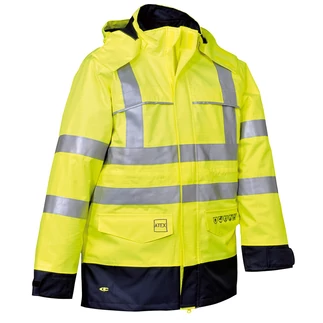 Cofra St. Petersburg Hi-Vis atex antisztatikus, lángálló télikabát