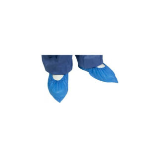 CPE kék cipővédő - Kartonos