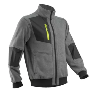 Coverguard Mikan szürke cipzáros pulóver ripstop betéttel Coverguard Mikan szürke cipzáros pulóver ripstop betéttel