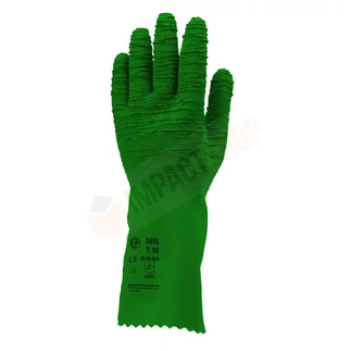 COVERGUARD EP MÁRTOTT ZÖLD KREPP LATEX, ÉRDES, CSÚSZÁSÁLLÓ, 32CM (10-es méret)