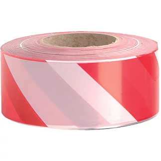 JSP figyelmeztető szalag, piros-fehér