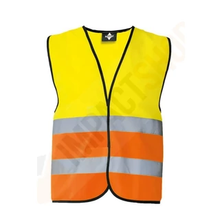 Korntex Wolfsburg sárga-narancs láthatósági mellény extra