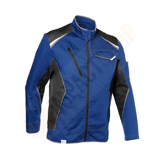 Iconiq kevertszálas munkakabát Királykék/fekete (4699)