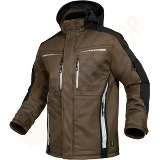 Leib Wächter Flex-line mogyoró téli softshell kabát Leib Wächter Flex-line mogyoró téli softshell kabát