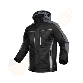 Leib Wächter Flex-line softshell kabát - fekete-szürke
