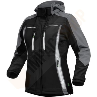 Leib Wächter Flex-line női téli softshell kabát - fekete-szürke Leib Wächter Flex-line női téli softshell kabát - fekete-szürke