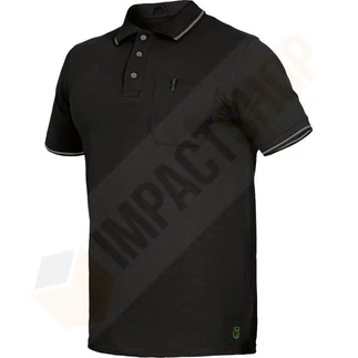 Leib Wächter Flex-line galléros póló - fekete