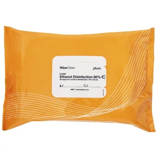 Plum WipeClean ethanol 80% fertőtlenítő kendő mini
