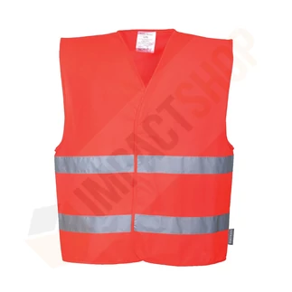 Portwest C474 Jól láthatósági piros mellény
