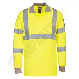 Portwest FR77 HI-VIS lángálló, antisztatikus galléros póló
