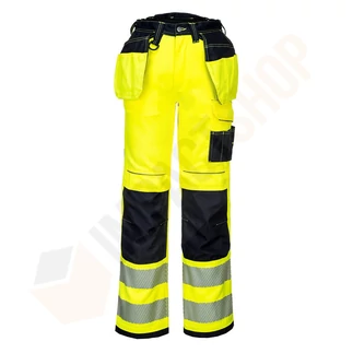 Portwest PW3 PW306 Hi-Vis Stretch holster női deréknadrág