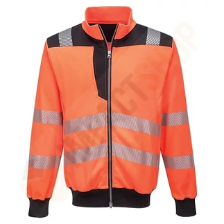 Portwest PW3 PW370 Hi-Vis cipzáras pulóver
