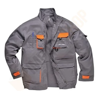 Portwest TX10 Texo contrast munkakabát Szürke