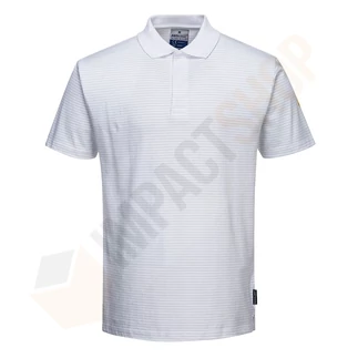 Portwest AS21 antisztatikus ESD galléros póló fehér