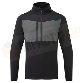 Portwest WX3 T755 Félcipzáras polár pulóver