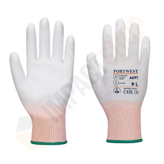 Portwest A697 ESD PU mártott B vágásbiztos kesztyű