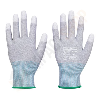 Portwest A698 ESD PU ujjvégmártott vágásbiztos kesztyű