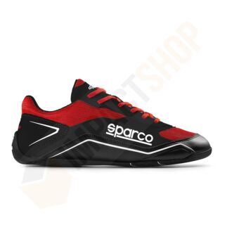 Sparco S-Pole fekete-piros cipő