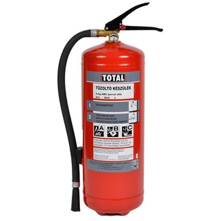 Total Tűzoltó készülék 6 KG-os ABC Porral oltó 34A, 183 BC